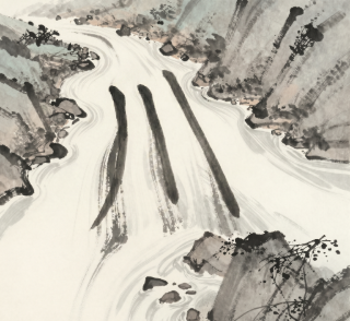 川 etymology illustration
